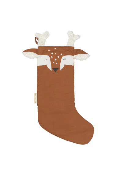 Cinnamon Deer Christmas Stocking