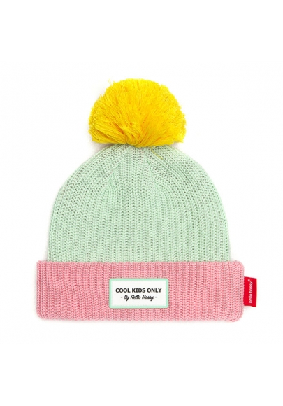 Color Block Pastel Winter Hat