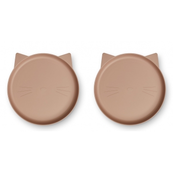 Cat Pale Tuscany Mae Plate 2-pack
