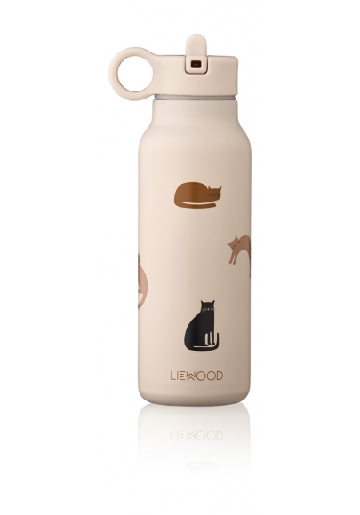 Cat / Apple Blossom Falk Water Bottle