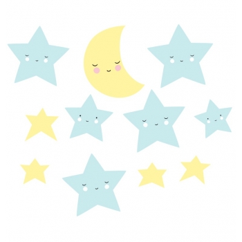 Moon & Stars Garland