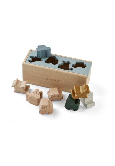 Wooden Vehicles Puzzle Box Midas
