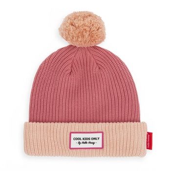 Color Block Blush Winter Hat