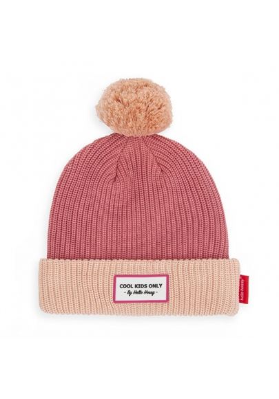 Color Block Blush Winter Hat
