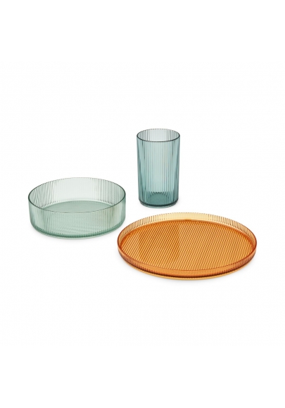 Sea Blue Kain Tableware Set