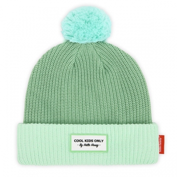 Color Block Minty Winter Hat