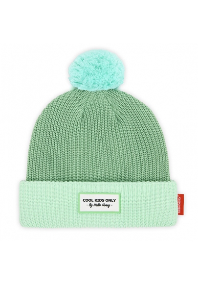 Color Block Minty Winter Hat