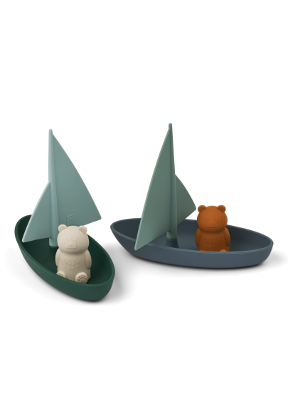 Ensley Whale Blue Boats 2-pack