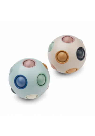 Ice Blue Solene Puzzle Ball 2-Pack