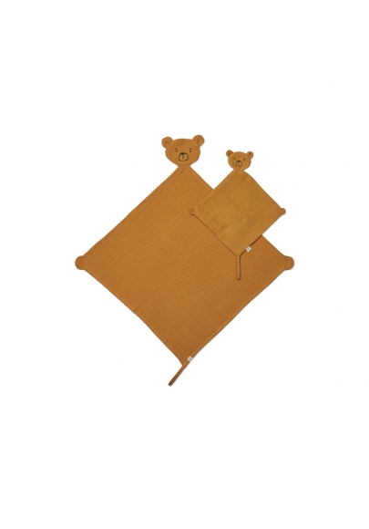 Golden Caramel Alya Bear Cuddle Cloth Set