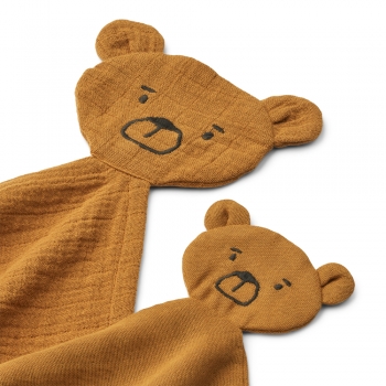 Golden Caramel Alya Bear Cuddle Cloth Set