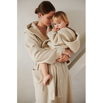 Silver Lining Fleece Bathrobe Saki
