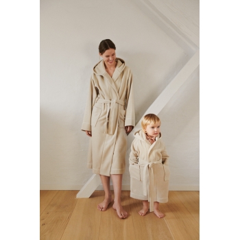 Silver Lining Fleece Bathrobe Saki