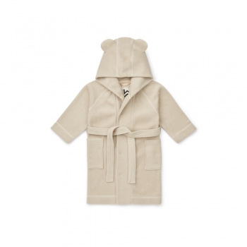 Silver Lining Fleece Bathrobe Saki