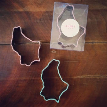 Luxembourg Cookie Cutter Light Pink