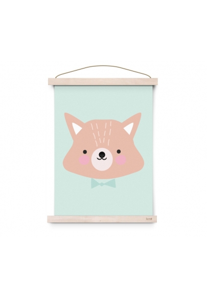 Forrest Animals - Mr. Fox Poster
