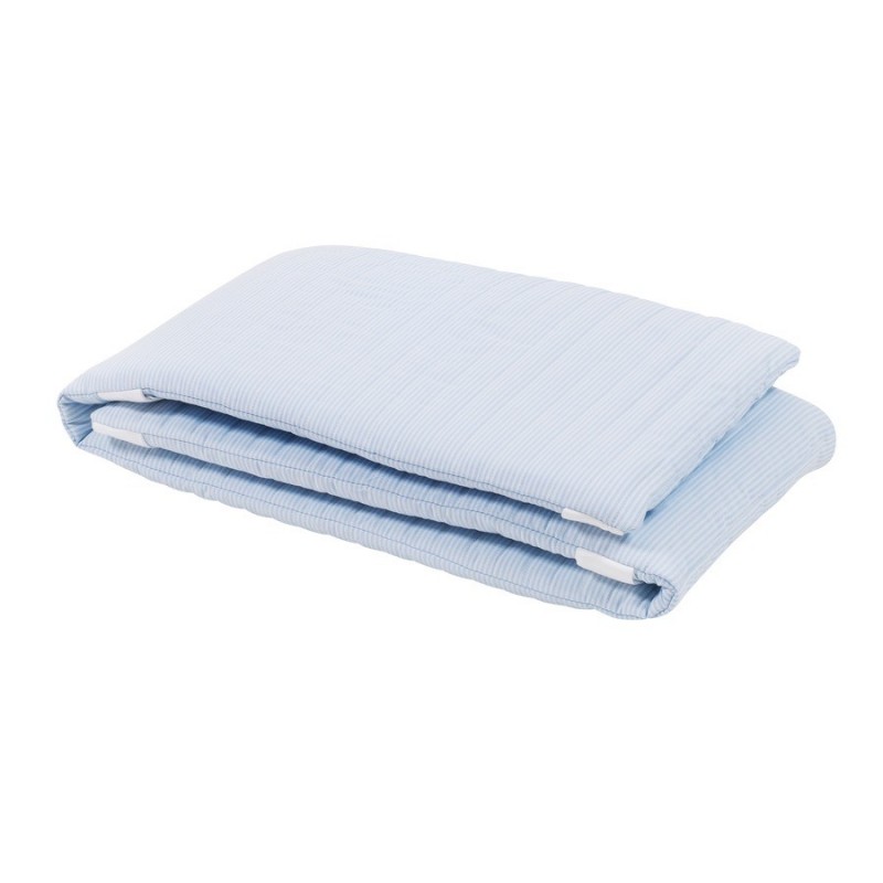 blue cot bumper