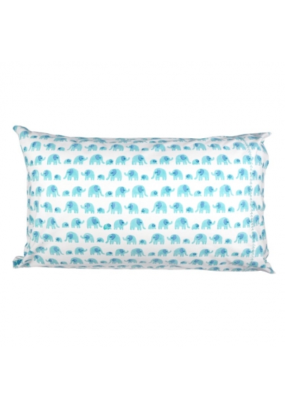 Turquoise Elephant Pillow cover