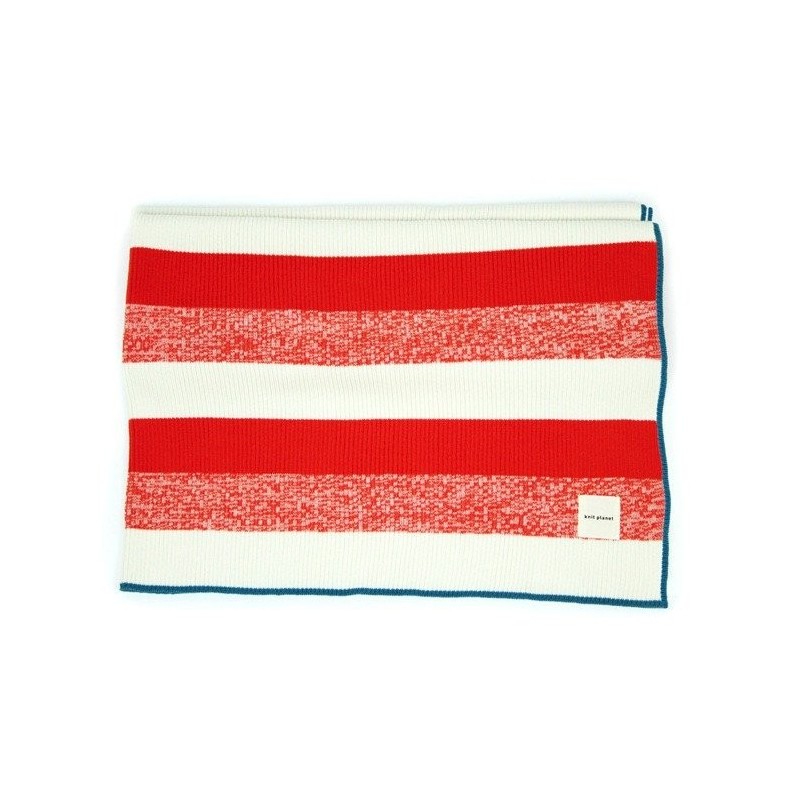 Red Striped Blanket Knit HeyLittleBaby