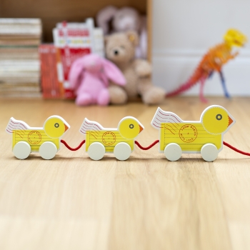 Wooden Duck Family Pull Toy