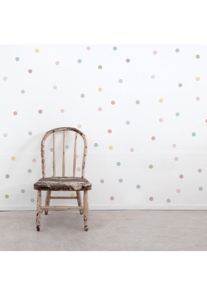 pastel dot wall stickers - tresxics | heylittlebaby