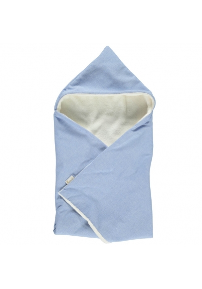 Chambray Hooded Blanket