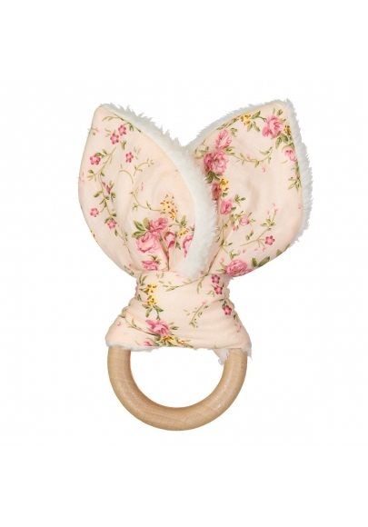 Floral Rose Bunny Teether