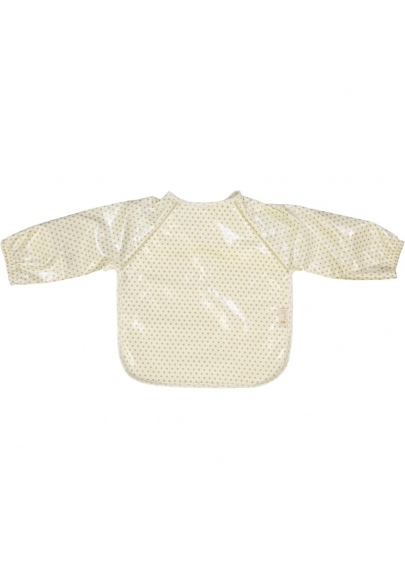 Golden Dots Coated Bib with Long Sleeves