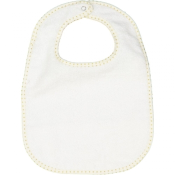 Golden Dots Coated Bib with Pouch