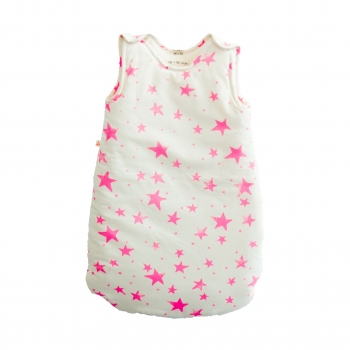 Neon Pink Stars Sleeping Bag