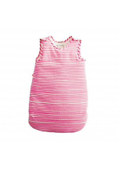 Neon Pink Stripes Sleeping Bag