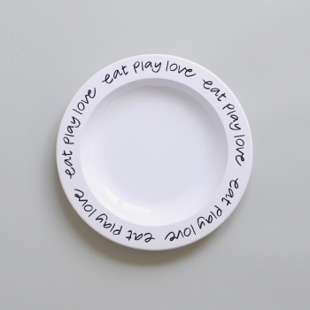 Eat Play Love Plate