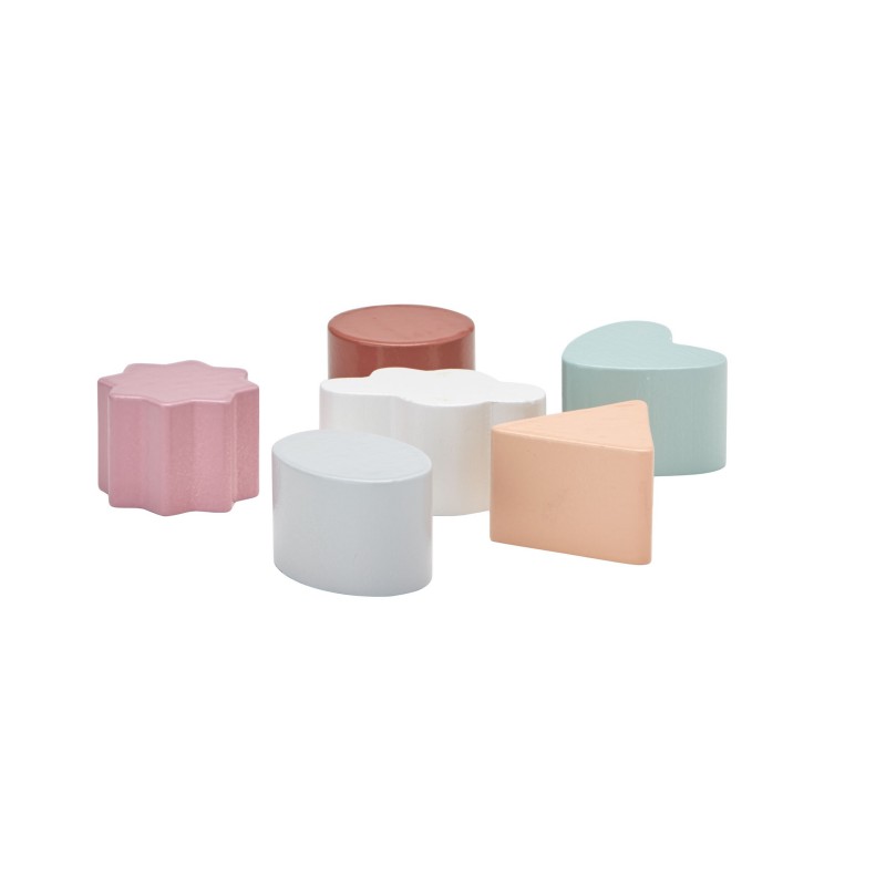 pink shape sorter