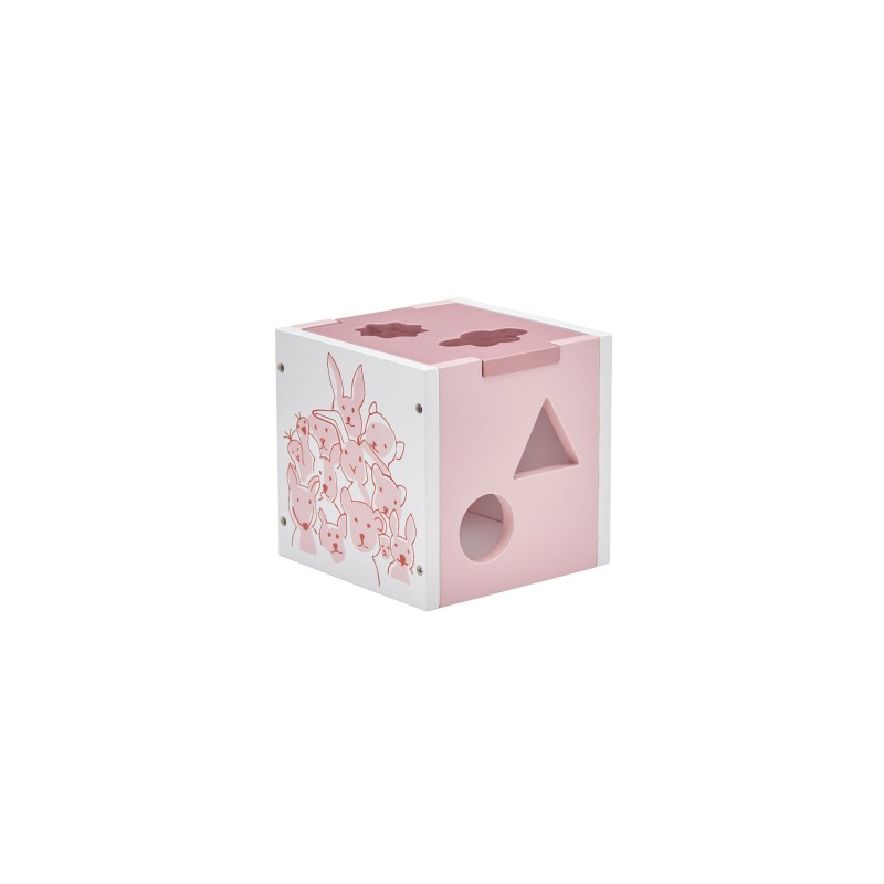 pink shape sorter