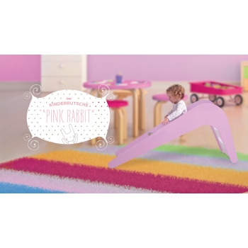 Indoor Slide - Pink Rabbit