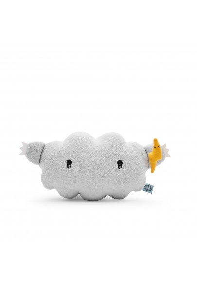 Grey Cloud Plush Toy Ricestorm - Noodoll