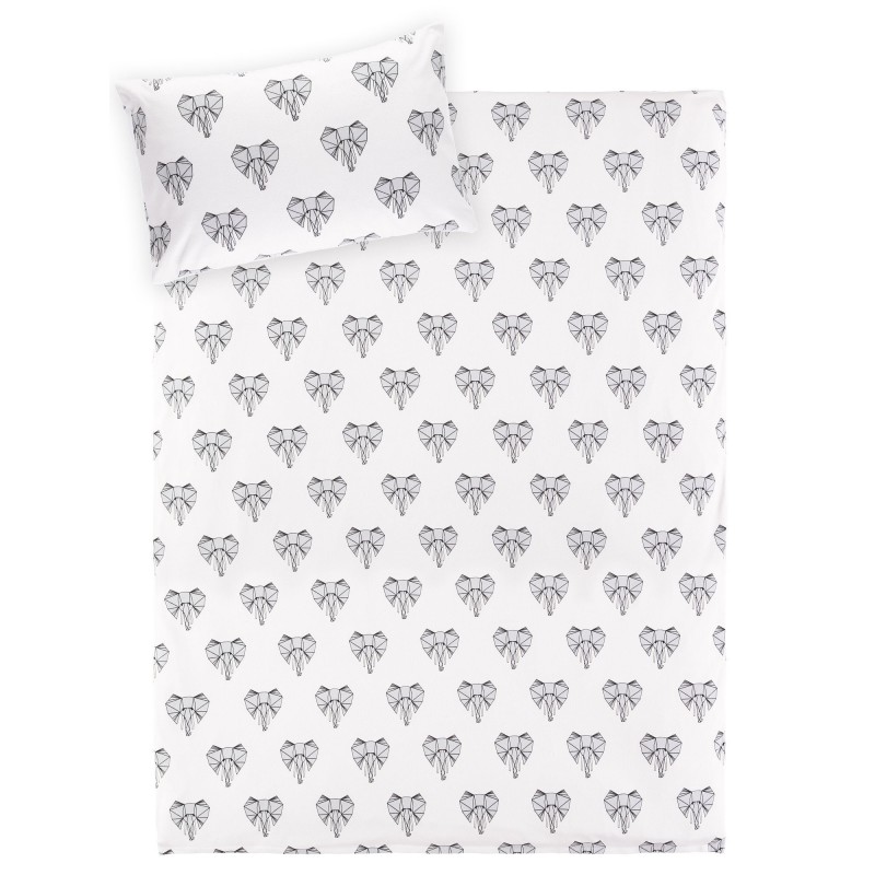 monochrome cot bed bedding