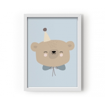 Circus Bear Poster