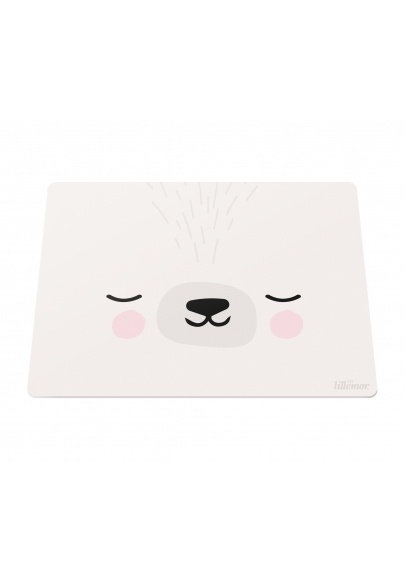 White Circus Bunny Placemat