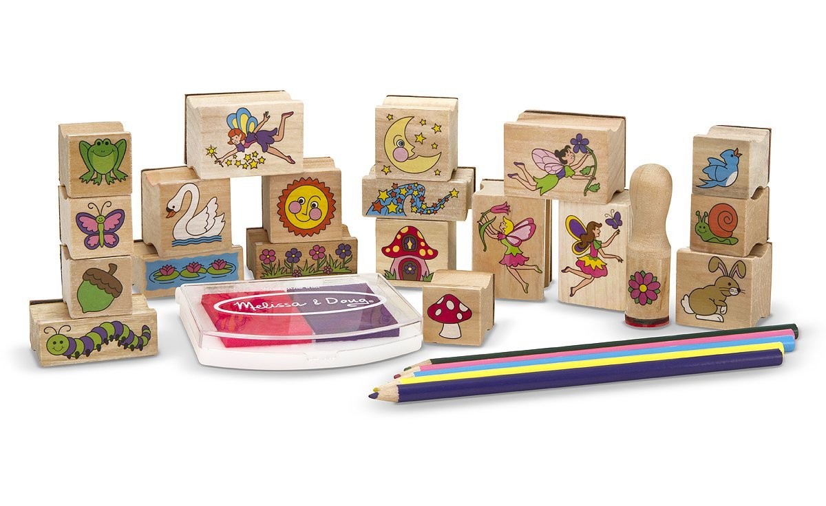 melissa and doug fairy garden stamp set