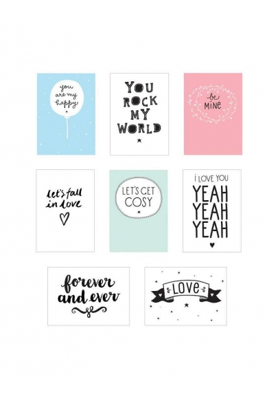 Poster lightbox sheets: Love - A Little Lovely Company
