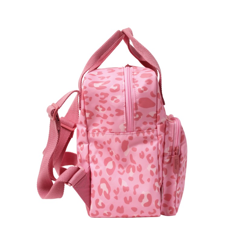 leopard print small backpack