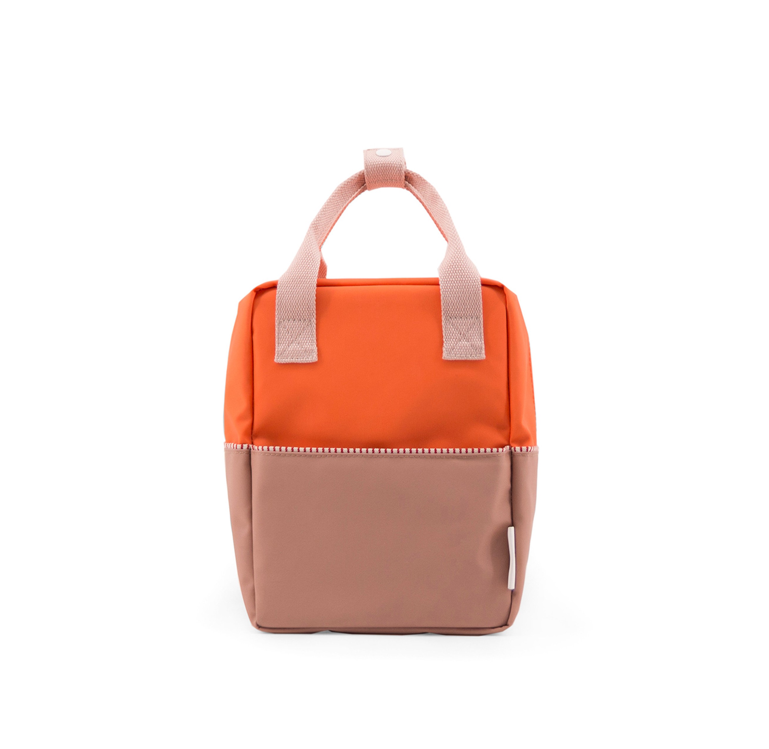 small pink backpack