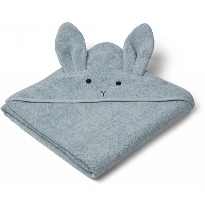 Rabbit Towel Augusta Sea Blue Liewood HeyLittleBaby