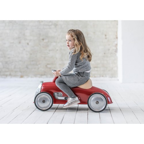red push car with handle