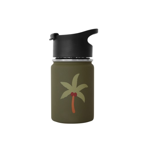 Palm Tree Stainless Steel Water Bottle