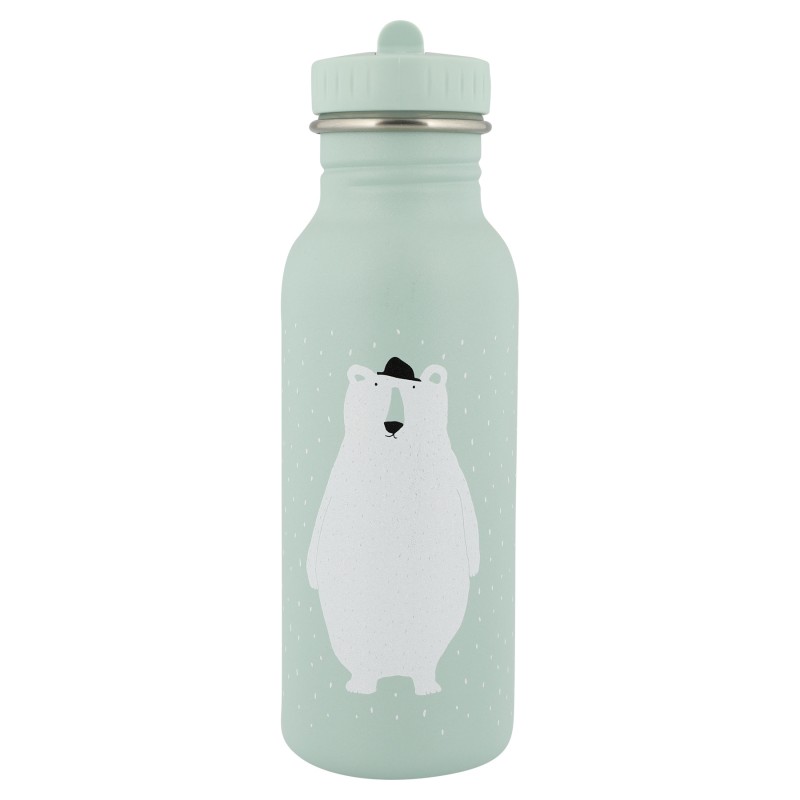 Mr Polar Bear Big Water Bottle - Trixie | HeyLittleBaby
