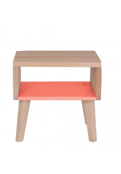 Nightstand & Side Table Underscore - Aurora Red