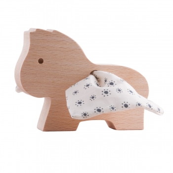 Wooden Pegasus Toy - Small Flowers